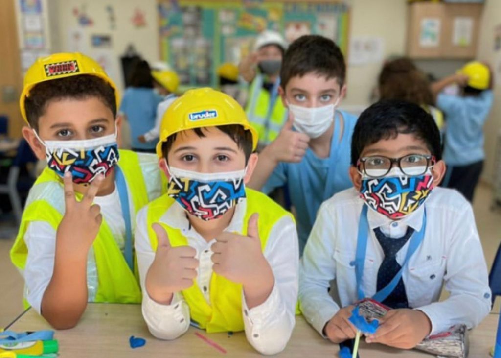 Elementary students learning STEM at Abu Dhabi International School